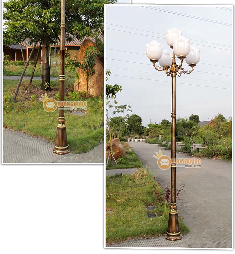 Trụ đèn trang trí sân vườn ROL473-4
